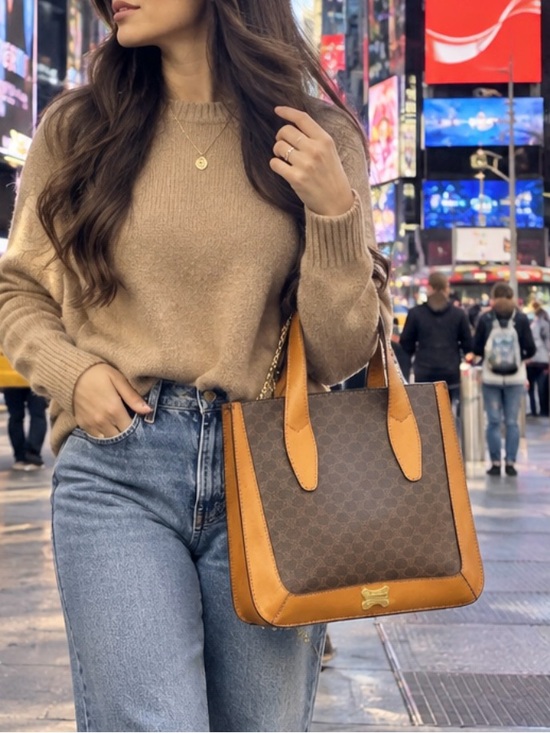 Celine Handbags - Authentic CELINE vintage small satchel bag